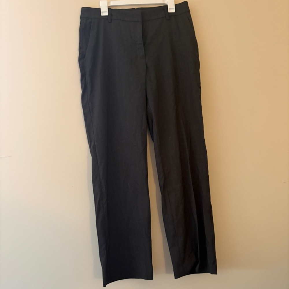 H&M Black Dress Pants Women’s 14 Straight Leg Work Office Trousers